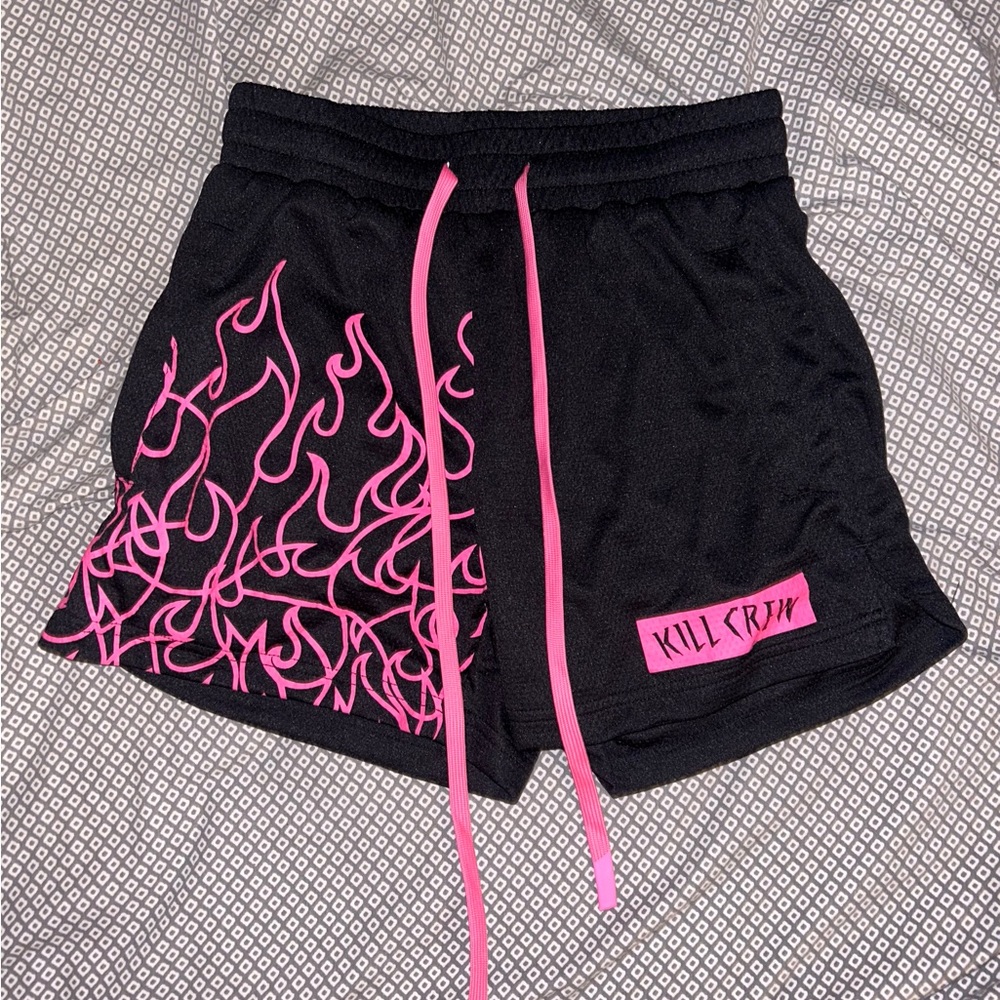 Xs kill crew black and pink shorts. Brand new never worn!